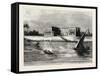 The Summer Palace of the Viceroy at Cairo Egypt, 1882-null-Framed Stretched Canvas