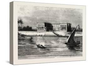 The Summer Palace of the Viceroy at Cairo Egypt, 1882-null-Stretched Canvas
