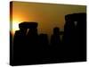 The Summer Solstice Dawn at Stonehenge-null-Stretched Canvas