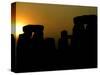 The Summer Solstice Dawn at Stonehenge-null-Stretched Canvas