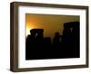 The Summer Solstice Dawn at Stonehenge-null-Framed Photographic Print