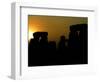 The Summer Solstice Dawn at Stonehenge-null-Framed Photographic Print