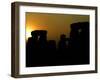 The Summer Solstice Dawn at Stonehenge-null-Framed Photographic Print