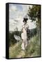 The Summer Stroll, 1873-Giovanni Boldini-Framed Stretched Canvas