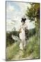 The Summer Stroll-Giovanni Boldini-Mounted Giclee Print