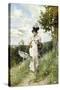 The Summer Stroll-Giovanni Boldini-Stretched Canvas