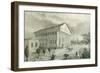 The Summer Theatre in Petrovsky Park, Moscow, Russia, 1840s-null-Framed Giclee Print