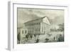 The Summer Theatre in Petrovsky Park, Moscow, Russia, 1840s-null-Framed Giclee Print
