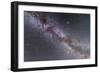 The Summer Triangle Stars in the Milky Way Through Cygnus, Lyra and Aquila-null-Framed Premium Photographic Print