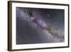 The Summer Triangle Stars in the Milky Way Through Cygnus, Lyra and Aquila-null-Framed Photographic Print