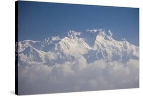 The Summit of Kanchenjunga, the Third Highest Mountain on Earth from Sandakphu-Roberto Moiola-Stretched Canvas