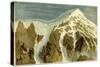 The Summit of the Aiguille Verte Switzerland-null-Stretched Canvas
