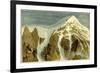 The Summit of the Aiguille Verte Switzerland-null-Framed Giclee Print