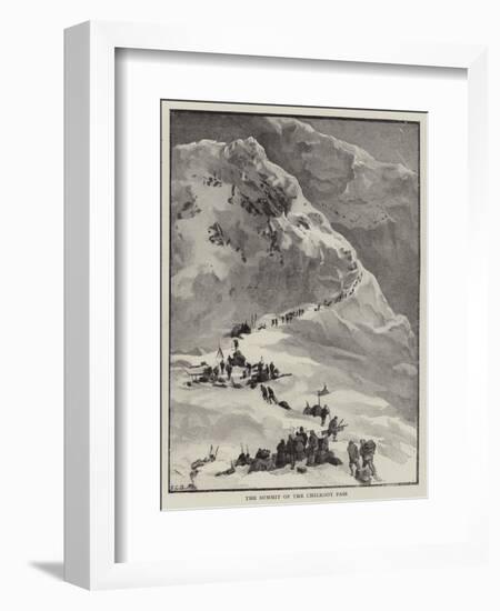 The Summit of the Chilkoot Pass-null-Framed Giclee Print