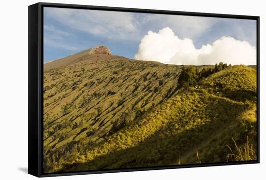 The Summit of the Gunung Rinjani-Christoph Mohr-Framed Stretched Canvas