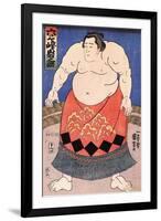 The Sumo Wrestler 2-Kuniyoshi Utagawa-Framed Giclee Print