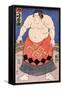 The Sumo Wrestler 2-Kuniyoshi Utagawa-Framed Stretched Canvas