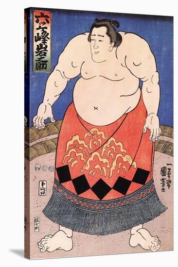 The Sumo Wrestler 2-Kuniyoshi Utagawa-Stretched Canvas