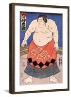 The Sumo Wrestler 2-Kuniyoshi Utagawa-Framed Giclee Print