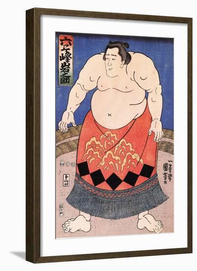 The Sumo Wrestler 2-Kuniyoshi Utagawa-Framed Giclee Print