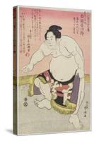 The Sumo Wrestler Shirataki Saijiro-Ryuryukyo Shinsai-Stretched Canvas