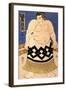 The Sumo Wrestler-Kuniyoshi Utagawa-Framed Giclee Print