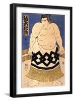 The Sumo Wrestler-Kuniyoshi Utagawa-Framed Giclee Print