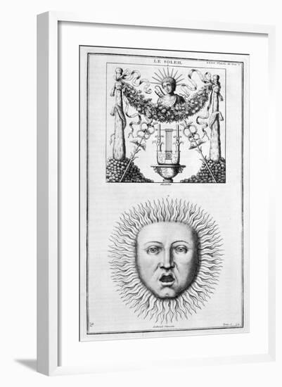 The Sun, 1757-null-Framed Giclee Print