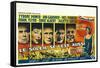 The Sun Also Rises, Belgian Movie Poster, 1957-null-Framed Stretched Canvas