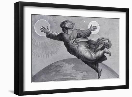 The Sun and Moon-Raphael-Framed Giclee Print