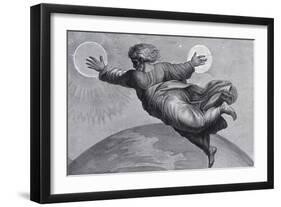 The Sun and Moon-Raphael-Framed Giclee Print