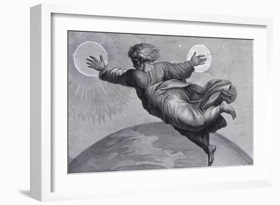 The Sun and Moon-Raphael-Framed Giclee Print