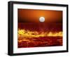 The Sun and Ocean Waves in Miramar, Argentina-Stocktrek Images-Framed Photographic Print