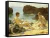 The Sun Bathers-Henry Scott Tuke-Framed Stretched Canvas