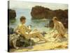 The Sun Bathers-Henry Scott Tuke-Stretched Canvas