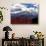 The Sun Breaks Through the Clouds to Highlight the Summit of Pikes Peak-null-Premium Photographic Print displayed on a wall