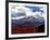 The Sun Breaks Through the Clouds to Highlight the Summit of Pikes Peak-null-Framed Photographic Print