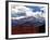 The Sun Breaks Through the Clouds to Highlight the Summit of Pikes Peak-null-Framed Photographic Print