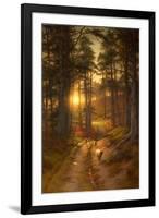 The Sun Fast Sinks in the West-Joseph Farquharson-Framed Giclee Print