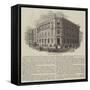 The Sun Fire Office, City-null-Framed Stretched Canvas