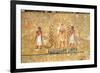 The Sun God Ra in His Solar Barque, Protected by the Coils of a Serpent, from the Tomb of Seti I-Egyptian 19th Dynasty-Framed Giclee Print