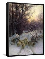 The Sun Had Closed the Winter Day, 1904-Joseph Farquharson-Framed Stretched Canvas