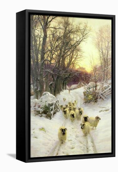 The Sun Had Closed the Winter's Day-Joseph Farquharson-Framed Stretched Canvas