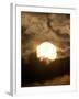 The Sun is Seen During the Solar Eclipse, in Madras, India-null-Framed Photographic Print