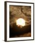 The Sun is Seen During the Solar Eclipse, in Madras, India-null-Framed Photographic Print