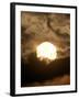 The Sun is Seen During the Solar Eclipse, in Madras, India-null-Framed Photographic Print