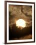 The Sun is Seen During the Solar Eclipse, in Madras, India-null-Framed Photographic Print