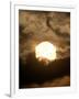 The Sun is Seen During the Solar Eclipse, in Madras, India-null-Framed Photographic Print