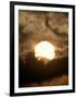 The Sun is Seen During the Solar Eclipse, in Madras, India-null-Framed Photographic Print