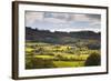 The Sun Lights Up Typical Lake District Countryside Near to Outgate, Cumbria, England, UK-Julian Elliott-Framed Photographic Print